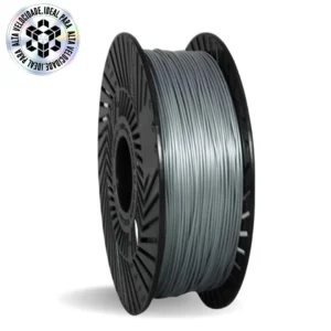 filamento pla prata alumínio premium ht 1.75mm 1kg